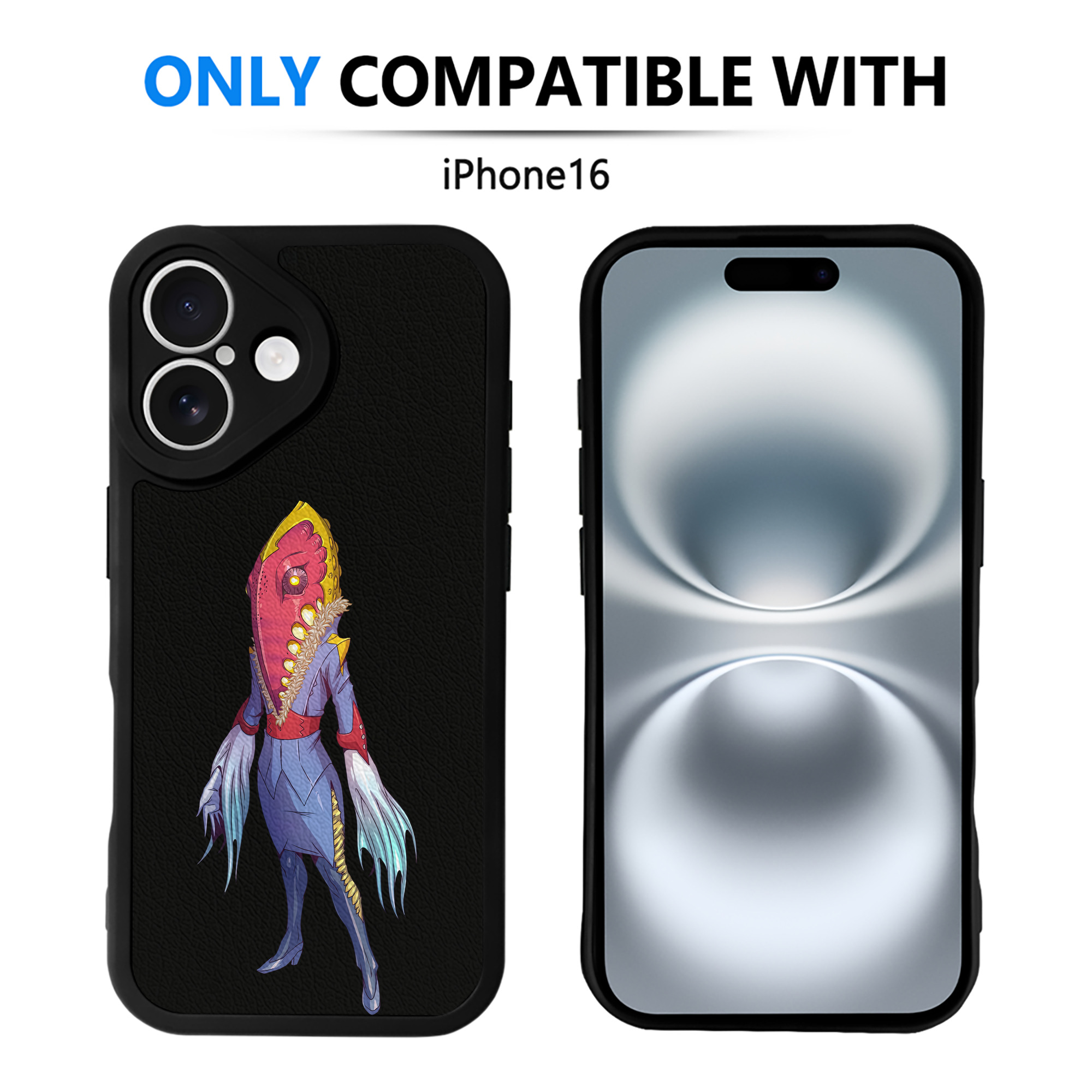 （画像用） ウルトラマン Ultraman 【iPhone 16シリーズ対応】シリコンスマホケース（レザー調） 材質：シリコン